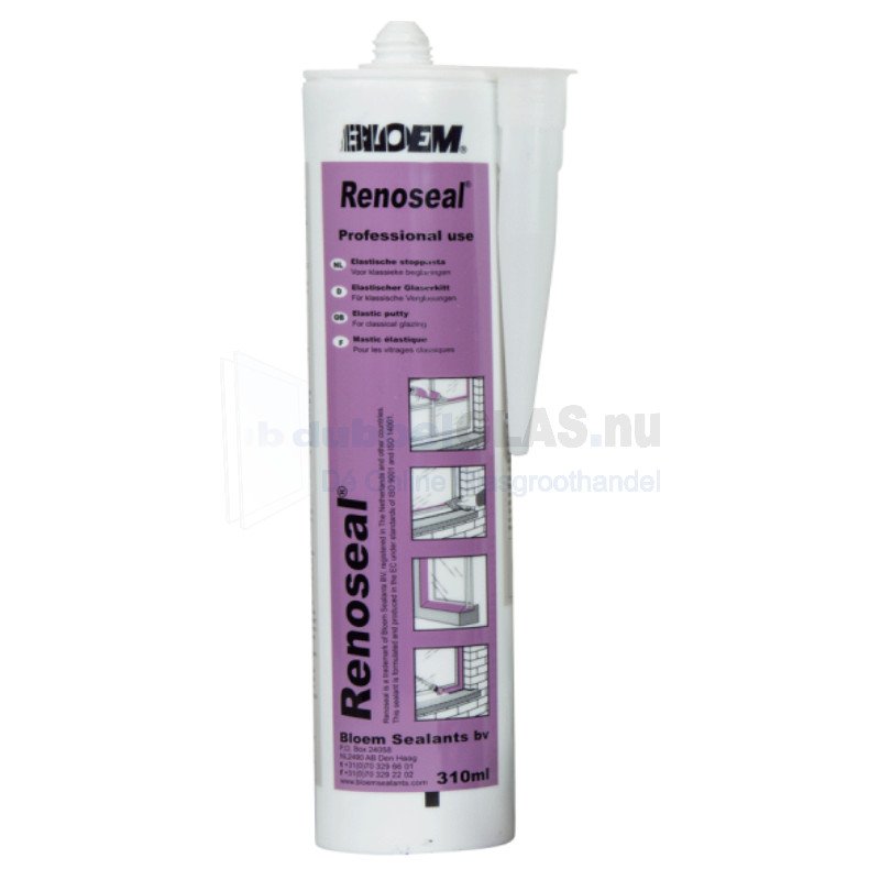 Renoseal stoppasta Zwart (RAL 9011) koker 310ml