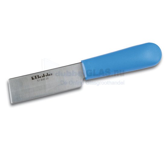 Hakmes kunststof heft 95 x 30 blauw