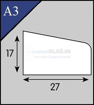 Glaslat A3