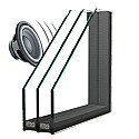 Tripleglas Geluidswerend HR+++ 43/42 6mm* - sp - 4mm - sp2 - Gelaagd 44.1 SI* 