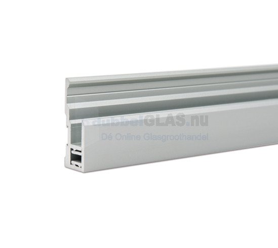 Spiegelprofiel aluminiumkleurig geëloxeerd E6/EV1  35 x 13 x 20 250cm